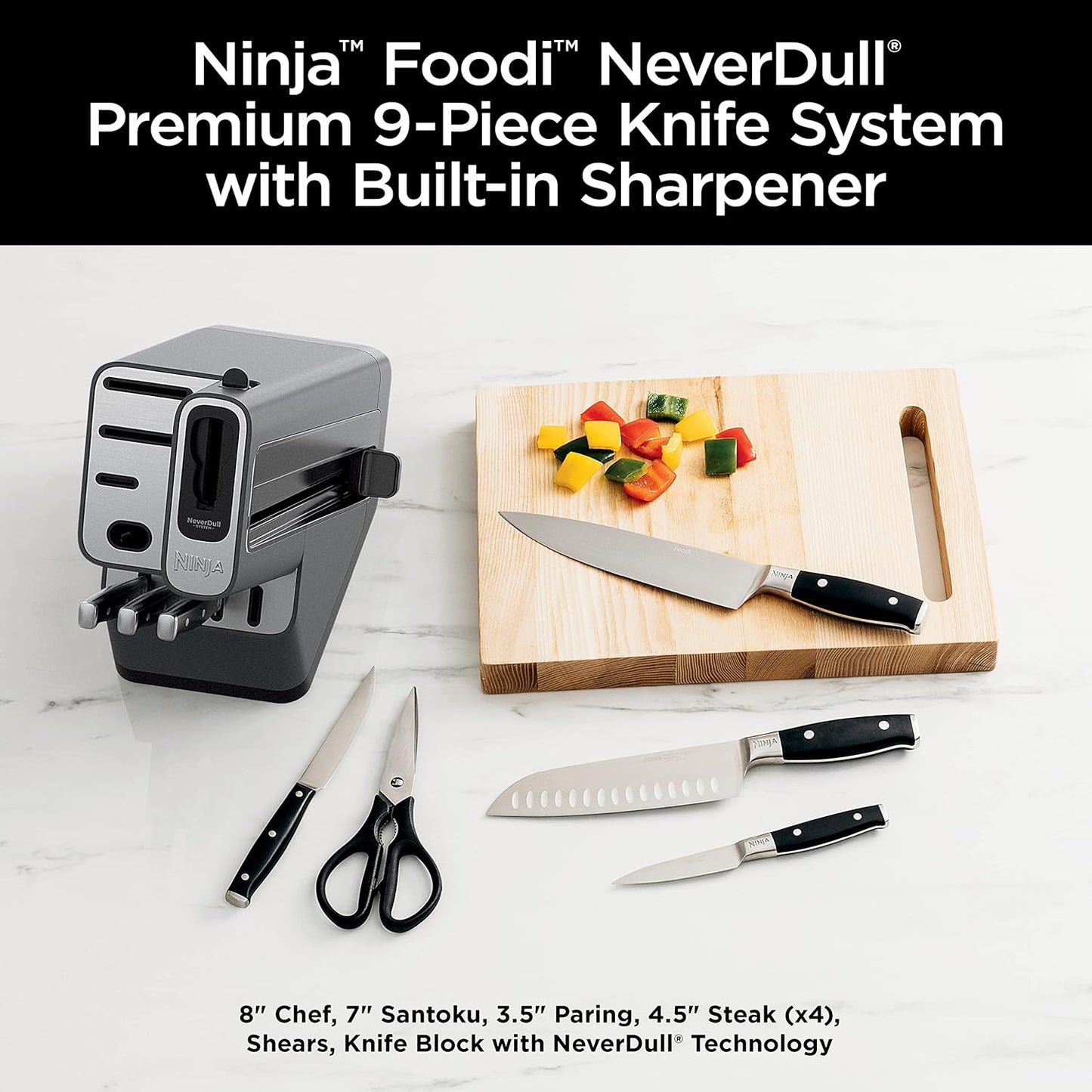 Ninja™ Foodi™ NeverDull™ Essential Knife System 12 Piece Set