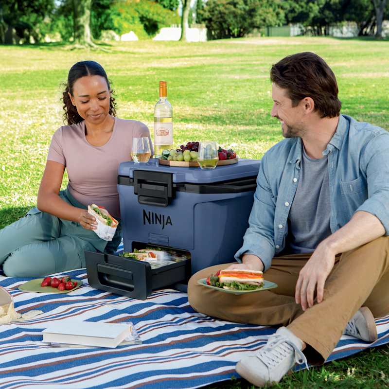 Ninja FrostVault™ 30qt Hard Cooler with Dry Zone, Lakeshore Blue