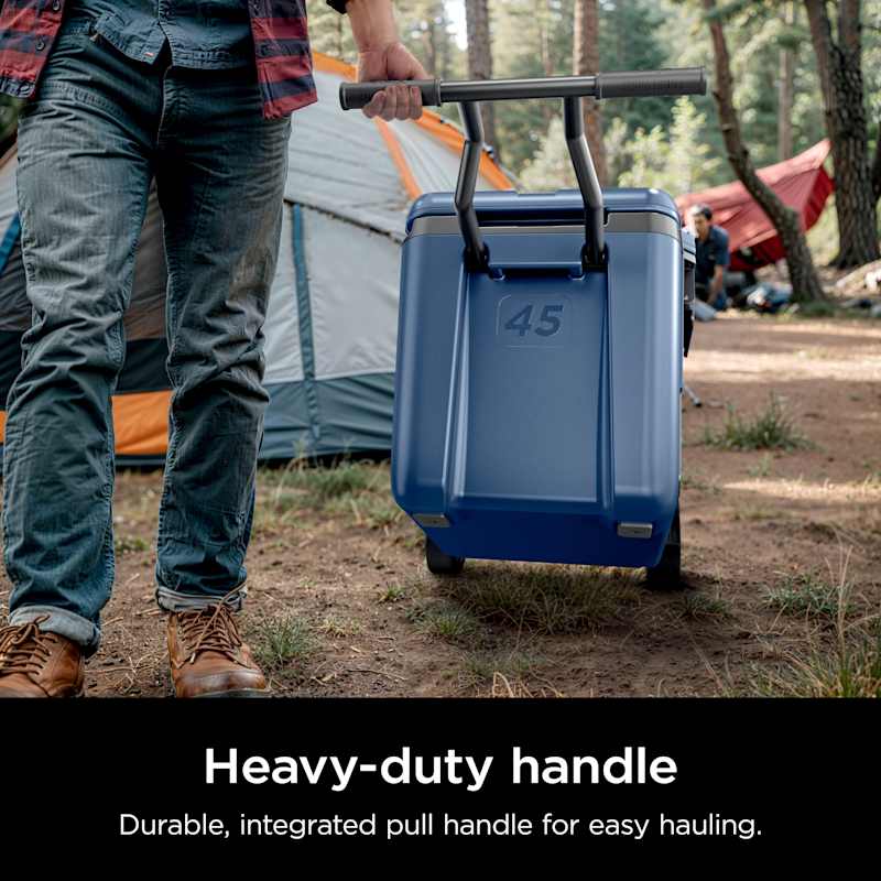 Ninja FrostVault™ 45qt Wheeled Cooler with Dry Zone, Lakeshore Blue