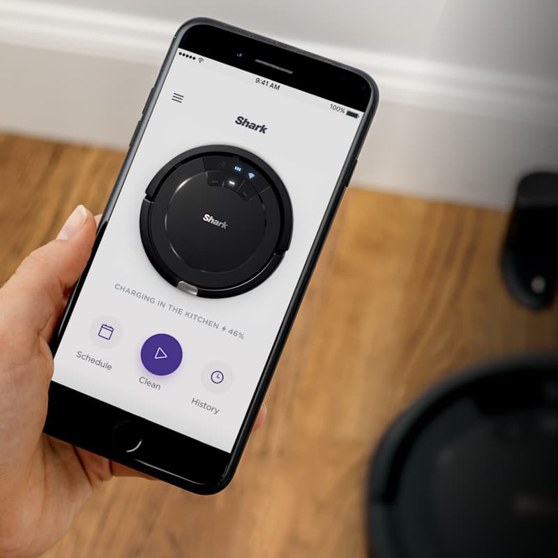 Shark RV754CA ION Robot Vacuum, Wi-Fi Connected, Multi-Surface Cleaning, Black