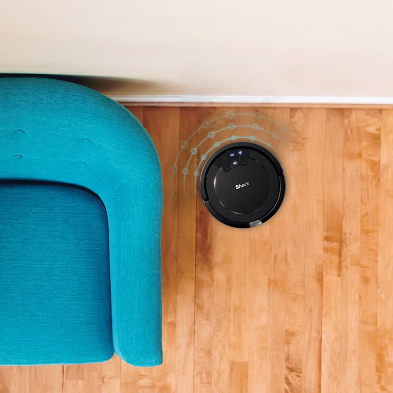 Shark RV754CA ION Robot Vacuum, Wi-Fi Connected, Multi-Surface Cleaning, Black