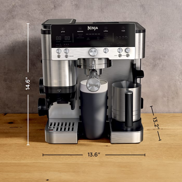 Ninja Luxe™ Café Premier Series 3-in-1 Espresso Machine Drip Coffee Maker & Cold Brew Machine
