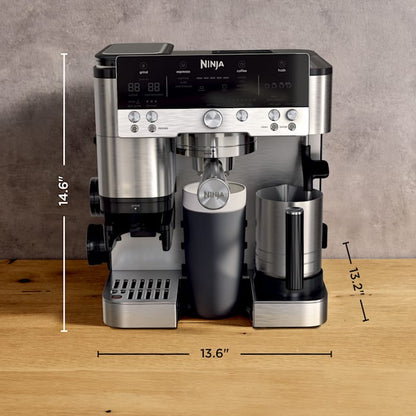 Ninja Luxe™ Café Premier Series 3-in-1 Espresso Machine Drip Coffee Maker & Cold Brew Machine