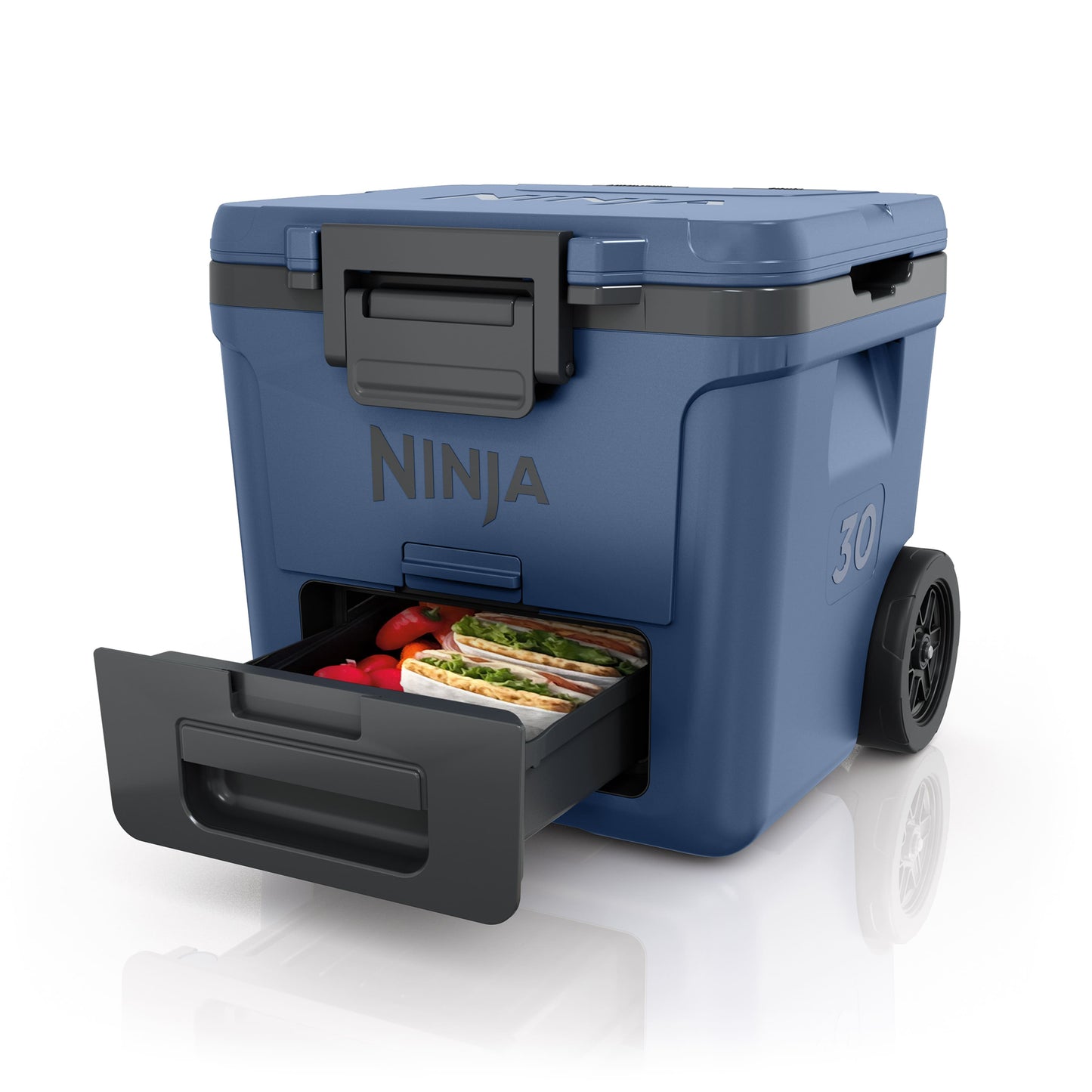 Ninja FrostVault™ 30qt Wheeled Cooler with Dry Zone, Lakeshore Blue