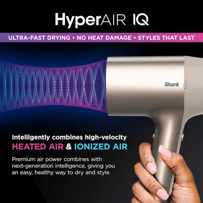 Shark HyperAIR™ Hair Dryer with IQ 2-in-1 Concentrator