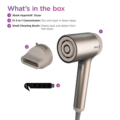 Shark HyperAIR™ Hair Dryer with IQ 2-in-1 Concentrator