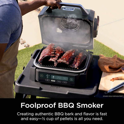 Ninja Woodfire® Outdoor Grill & Smoker, 6-in-1 Functionality