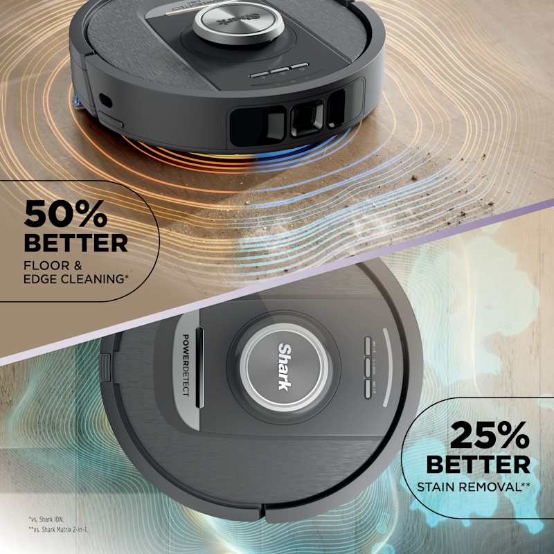 Shark PowerDetect™ 2-in-1 Robot Vacuum and Mop with NeverTouch™ Base