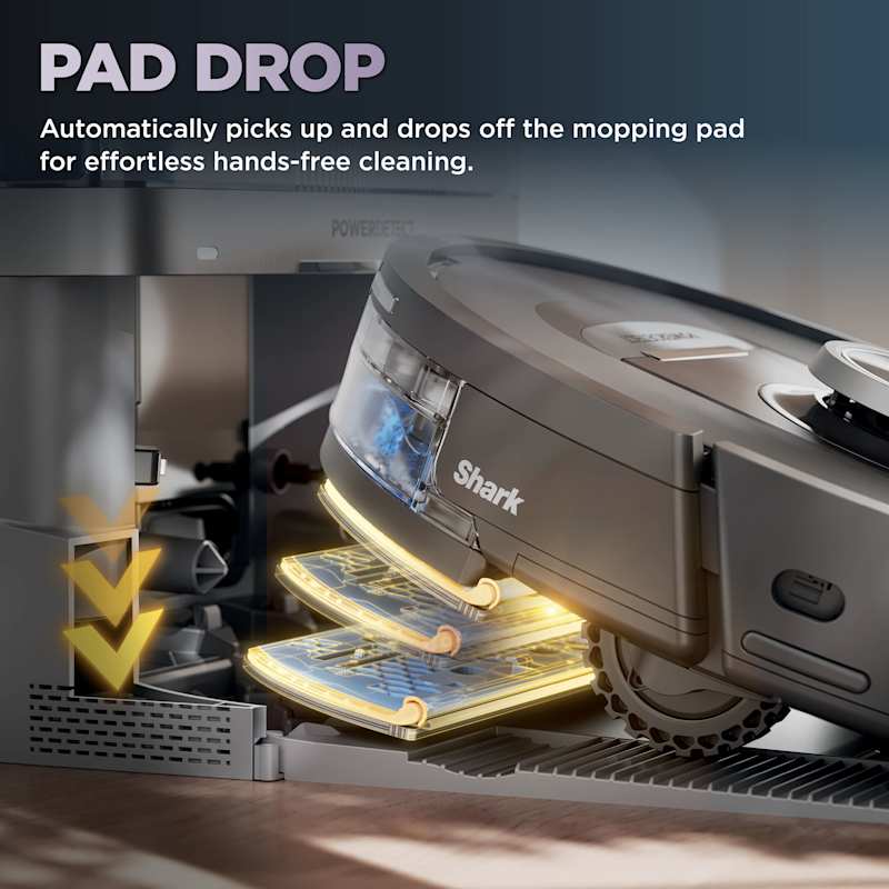Shark PowerDetect™ 2-in-1 Robot Vacuum and Mop with NeverTouch™ Base