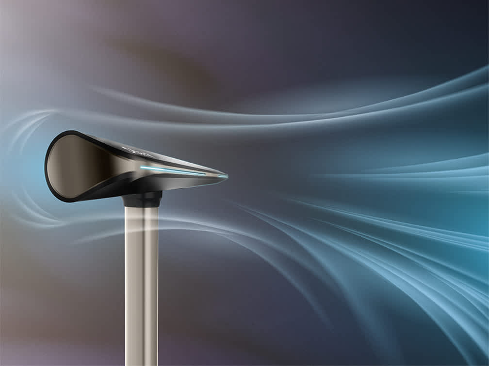 Shark™ TurboBlade™ Ultra-Powerful Bladeless Tower Fan (Charcoal)