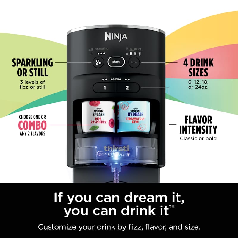 Ninja Thirsti™ Sparkling & Still Drink System